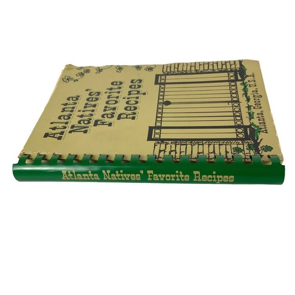 Atlanta Natives Favorite Recipes Spiral-Bound Cookbook 1980 Georgia USA Vintage - Picture 2 of 16